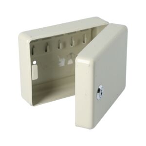 KEY BOX 10 HOOKS LIGHT BEIGE KEY BOX 10 HOOKS LIGHT BEIGE